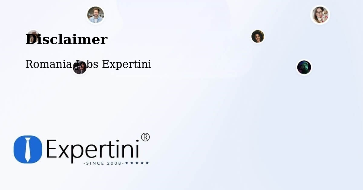 Disclaimer – Târgu Mureș - Romania Jobs Expertini